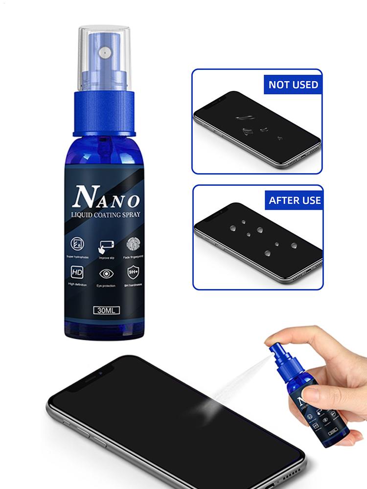 Oleophobic Coating Spray - Liquid Screen Protector Spray Screen Hydrophobic