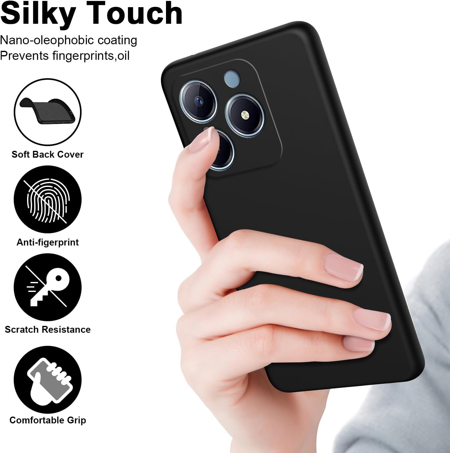 Flexible Liquid Silicone Case  - đánh giá và giá Realme C67