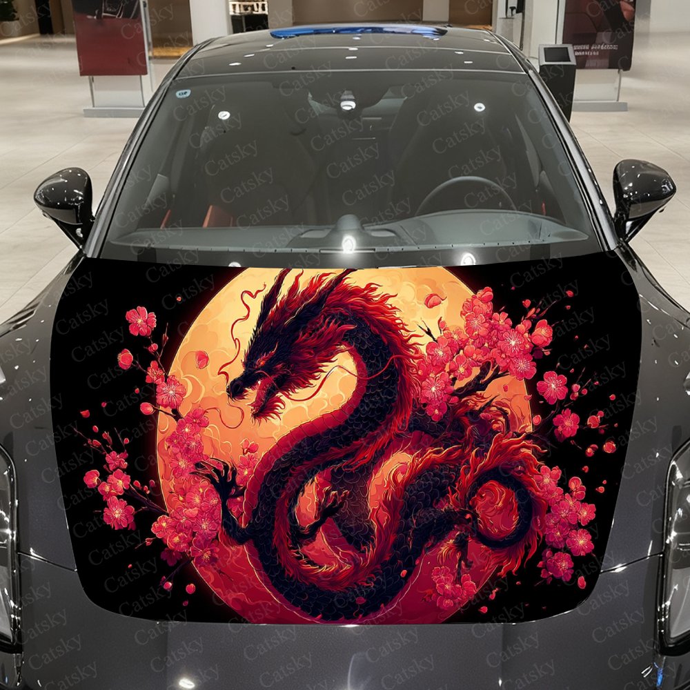 Full Moon Sakura Dragon Car Vi - đánh giá và giá Full Cover Adhesive
