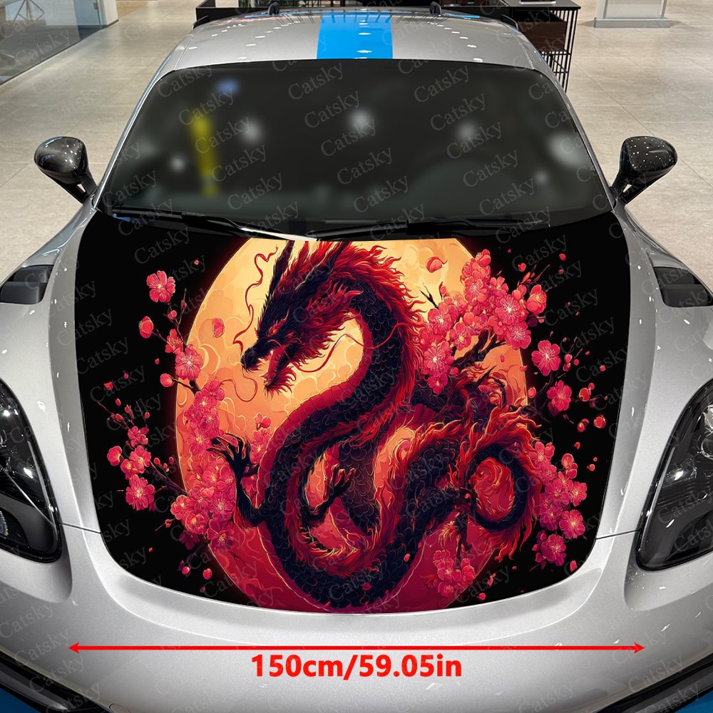 Full Moon Sakura Dragon Car Vi - đánh giá và giá Full Cover Adhesive