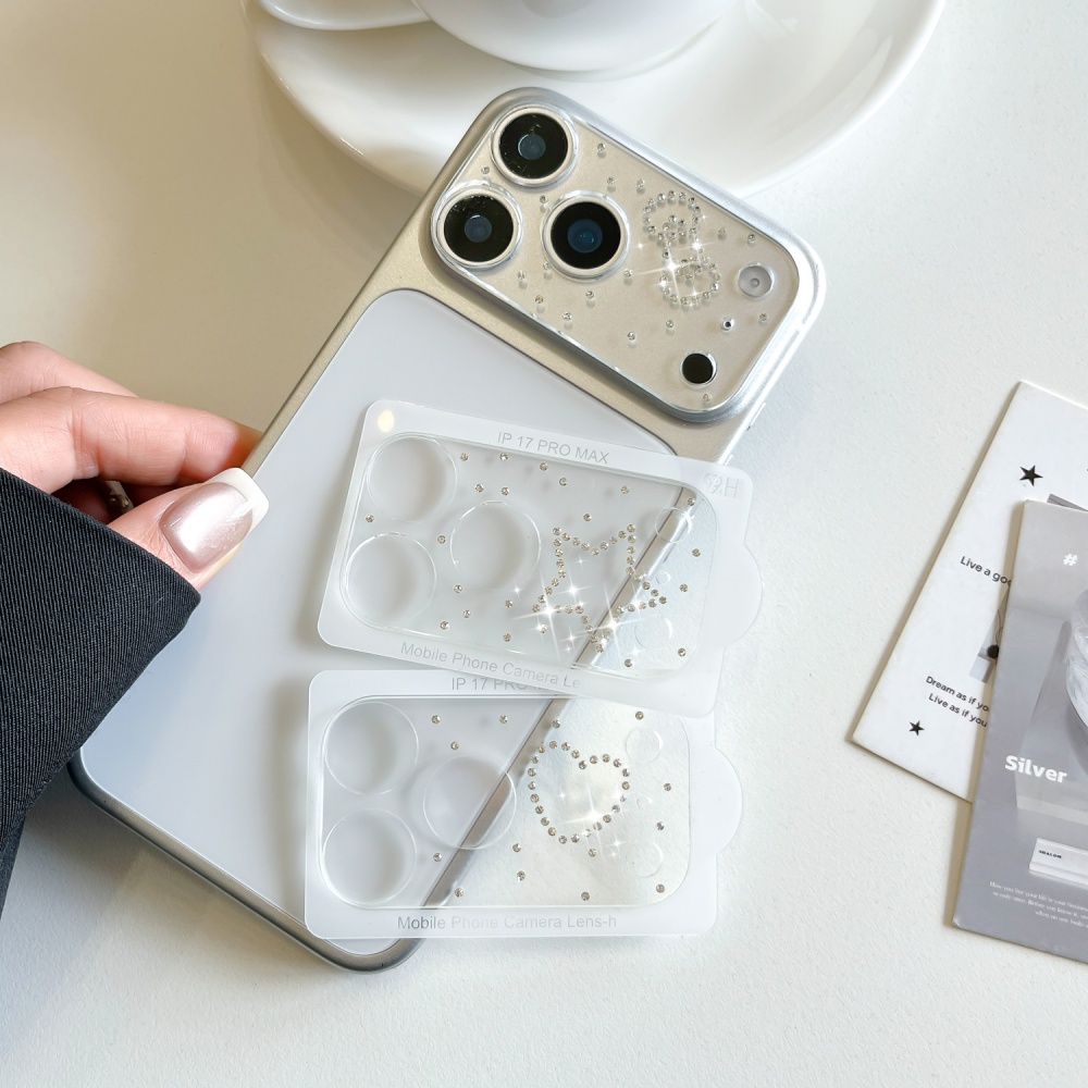 Luxuruy Diamond 3D Heart Glass - đánh giá và giá Camera Lens Protector