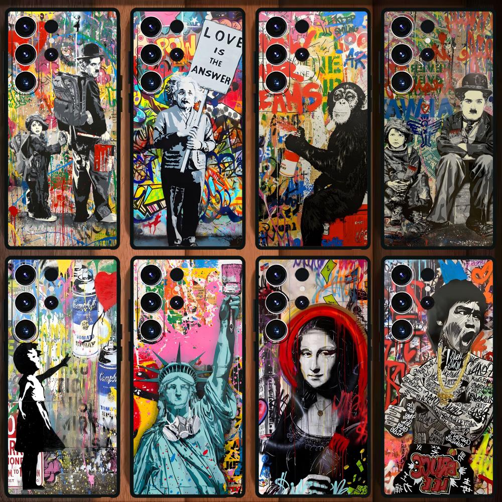 Banksy Graffiti Art  Phone Cas - đánh giá và giá Samsung Galaxy S25