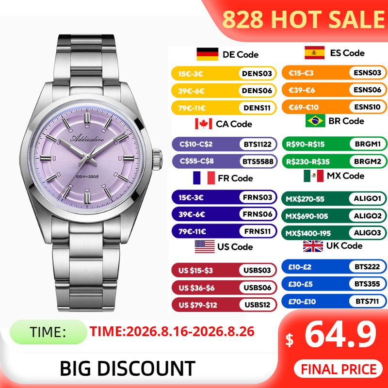 ADDIESDIVE Women's Watch Top B - đánh giá và giá Anti Blue Light Film