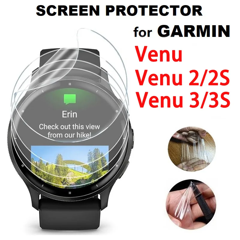 Hydrogel Film For Garmin Venu  - đánh giá và giá Hydrogel Screen Protector
