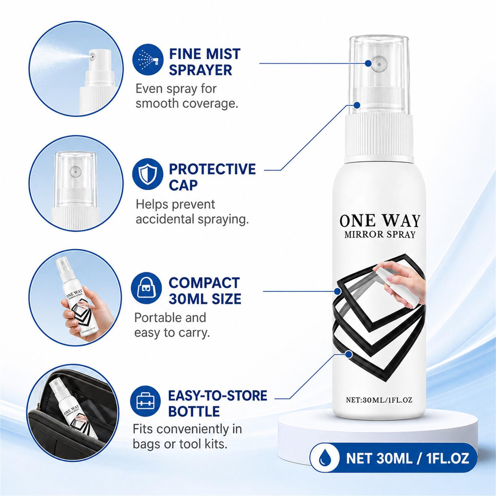 Reflective Window Spray 30ml Q - đánh giá và giá Privacy Screen Protector