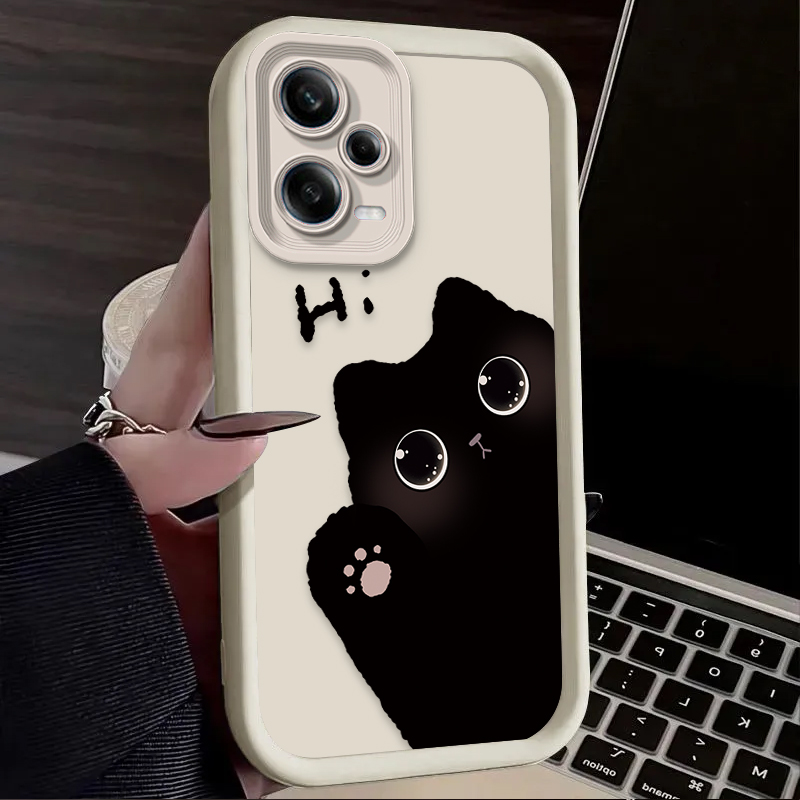Lovely Big Eyed Cat Phone Case - đánh giá và giá Xiaomi Redmi Note 13