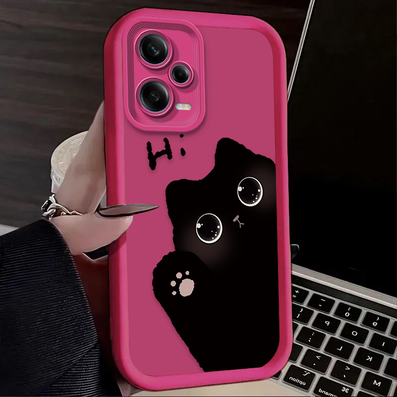 Lovely Big Eyed Cat Phone Case - đánh giá và giá Xiaomi Redmi Note 13
