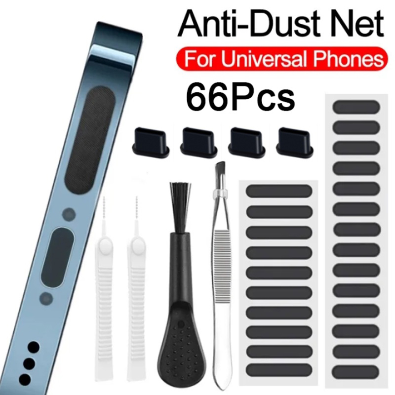 66PCS Dust Plug Phone Speaker  - đánh giá và giá Dust Removal Sticker