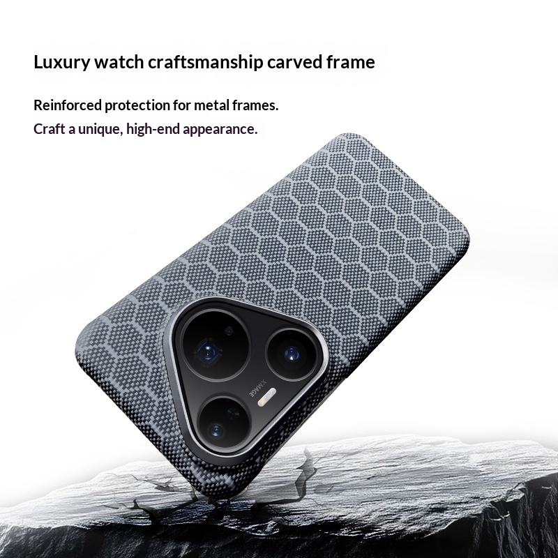 Kevlar aramid fiber Phone Case - đánh giá và giá Huawei Pura 70