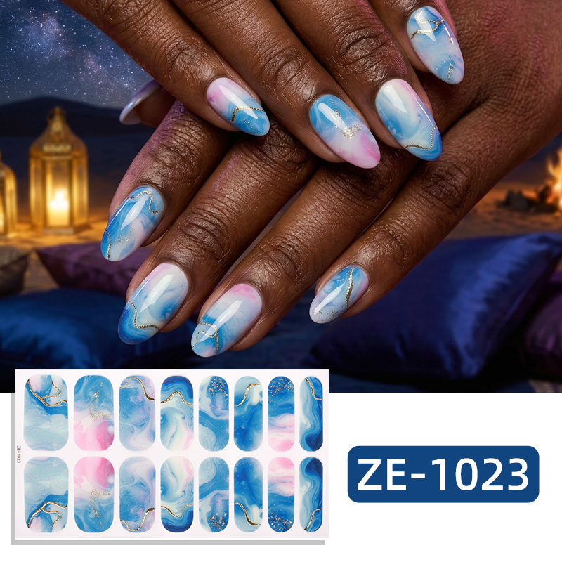 16Tips Glitter Marble Full Cov - đánh giá và giá Full Cover Adhesive