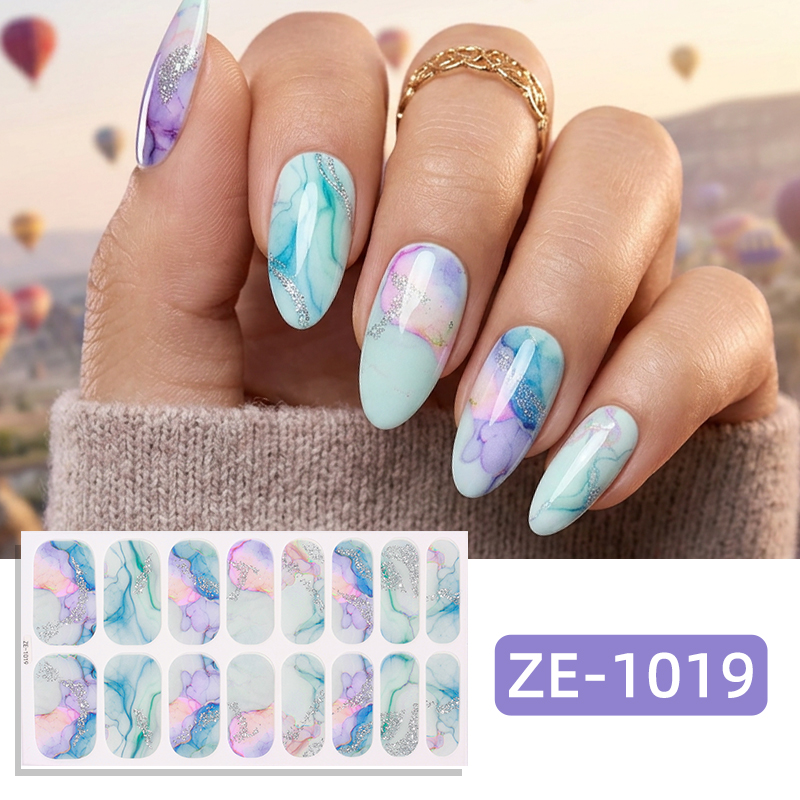 16Tips Glitter Marble Full Cov - đánh giá và giá Full Cover Adhesive