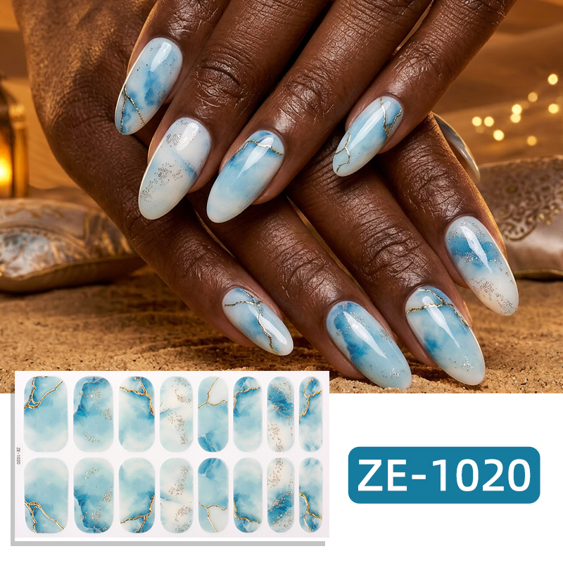 16Tips Glitter Marble Full Cov - đánh giá và giá Full Cover Adhesive