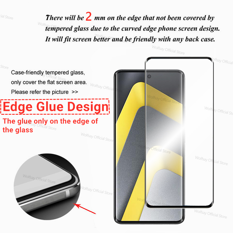 3/2/1 PCS 3D Curved Edge Glass - đánh giá và giá Curved Edge Screen