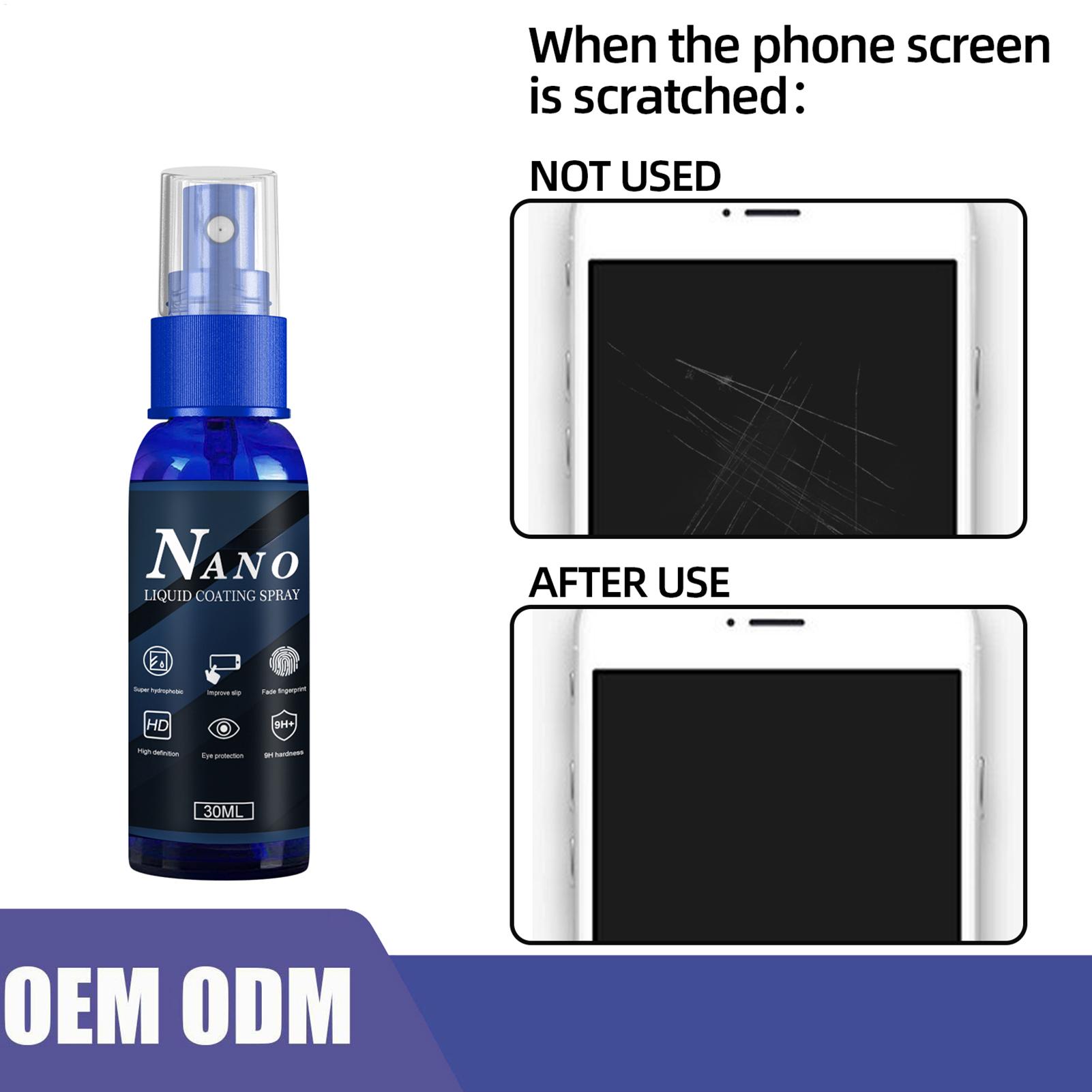Liquid Screen Protector Spray  - đánh giá và giá Oleophobic Coating Spray