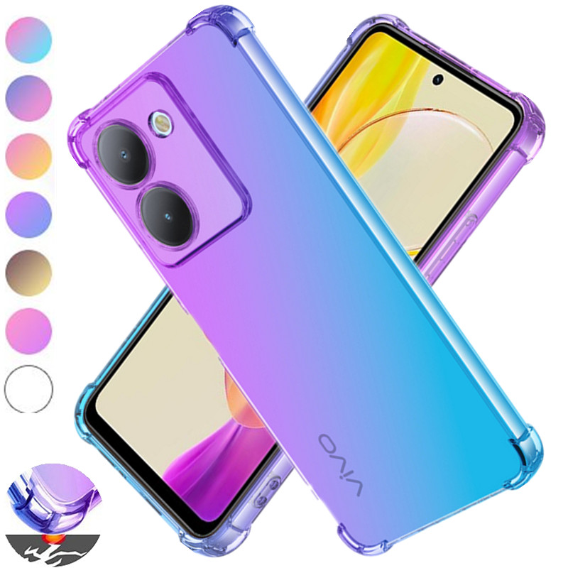 Shockproof Gradient TPU Case f - đánh giá và giá Vivo Y28