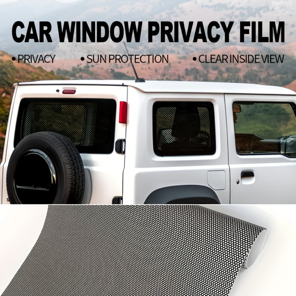 1Roll Black Perforated Vinyl P - đánh giá và giá Privacy Screen Protector