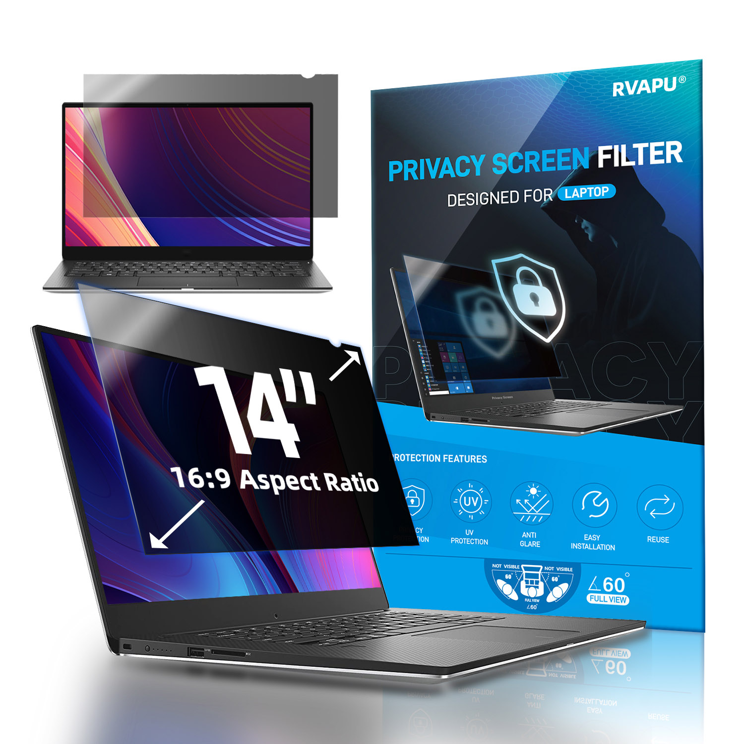 For Laptop 14 inch Privacy Ant - đánh giá và giá Matte Anti Glare Screen