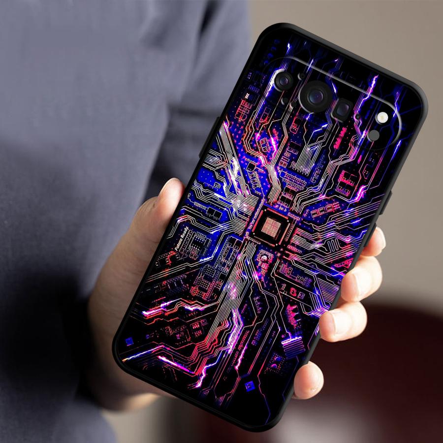 Retro Circuit Board Funda Phon - đánh giá và giá Google Pixel 9 Pro