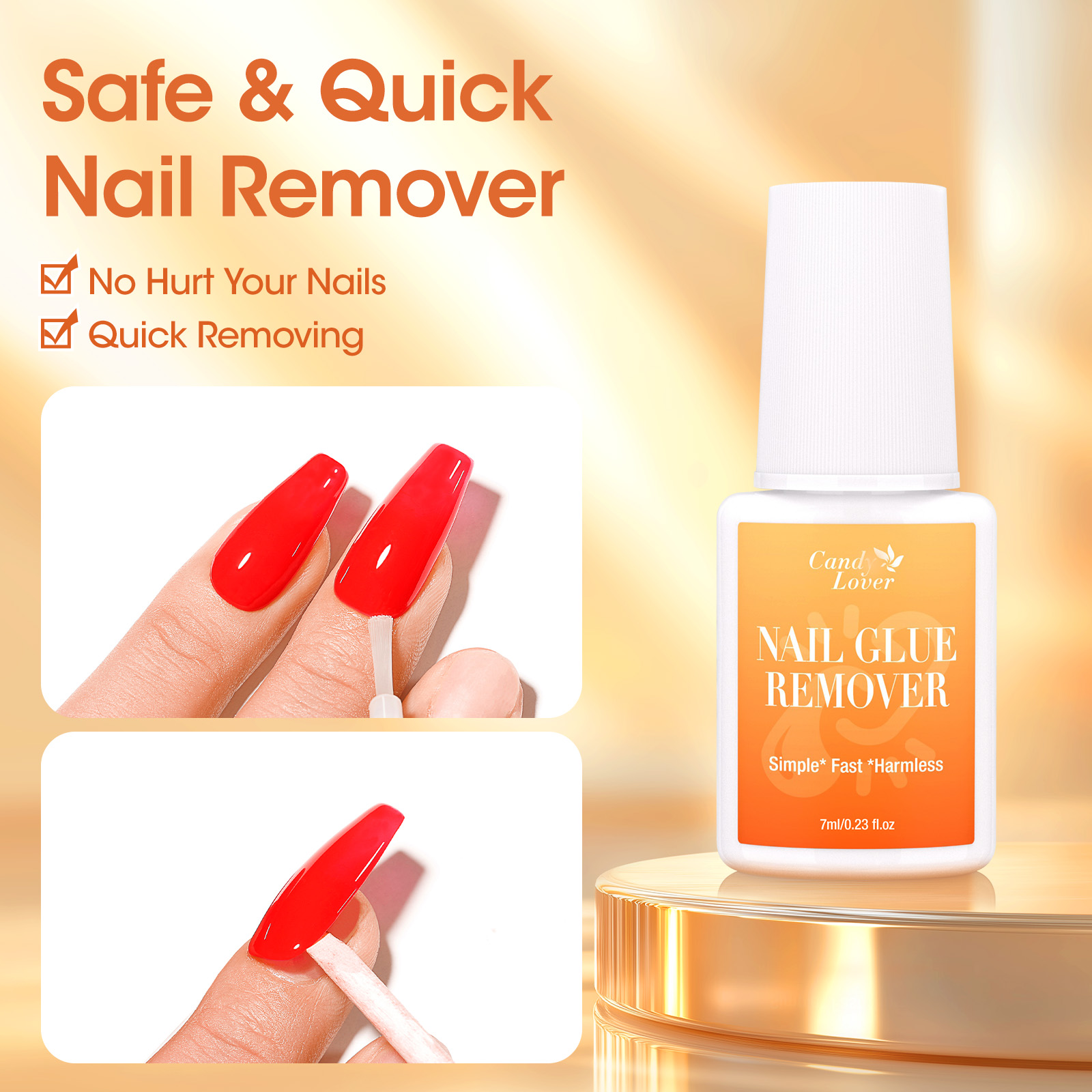 Super Strong Nail Glue Remover - đánh giá và giá Liquid Uv Glue Kit