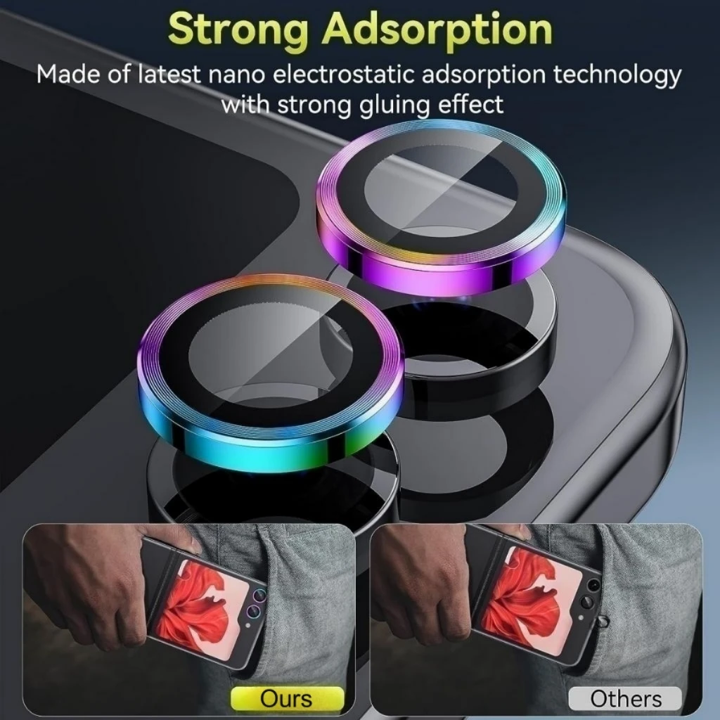 Metal Camera Lens Protector Fo - đánh giá và giá Tempered Glass Screen 9H