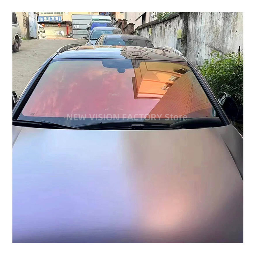 1mX3m 70%VLT Aurora Red Green  - đánh giá và giá Glass Protector Auto