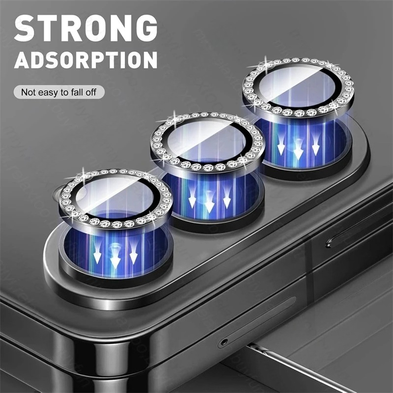 3D Rhinestone Sparkling 9H Len - đánh giá và giá Tempered Glass Screen 9H
