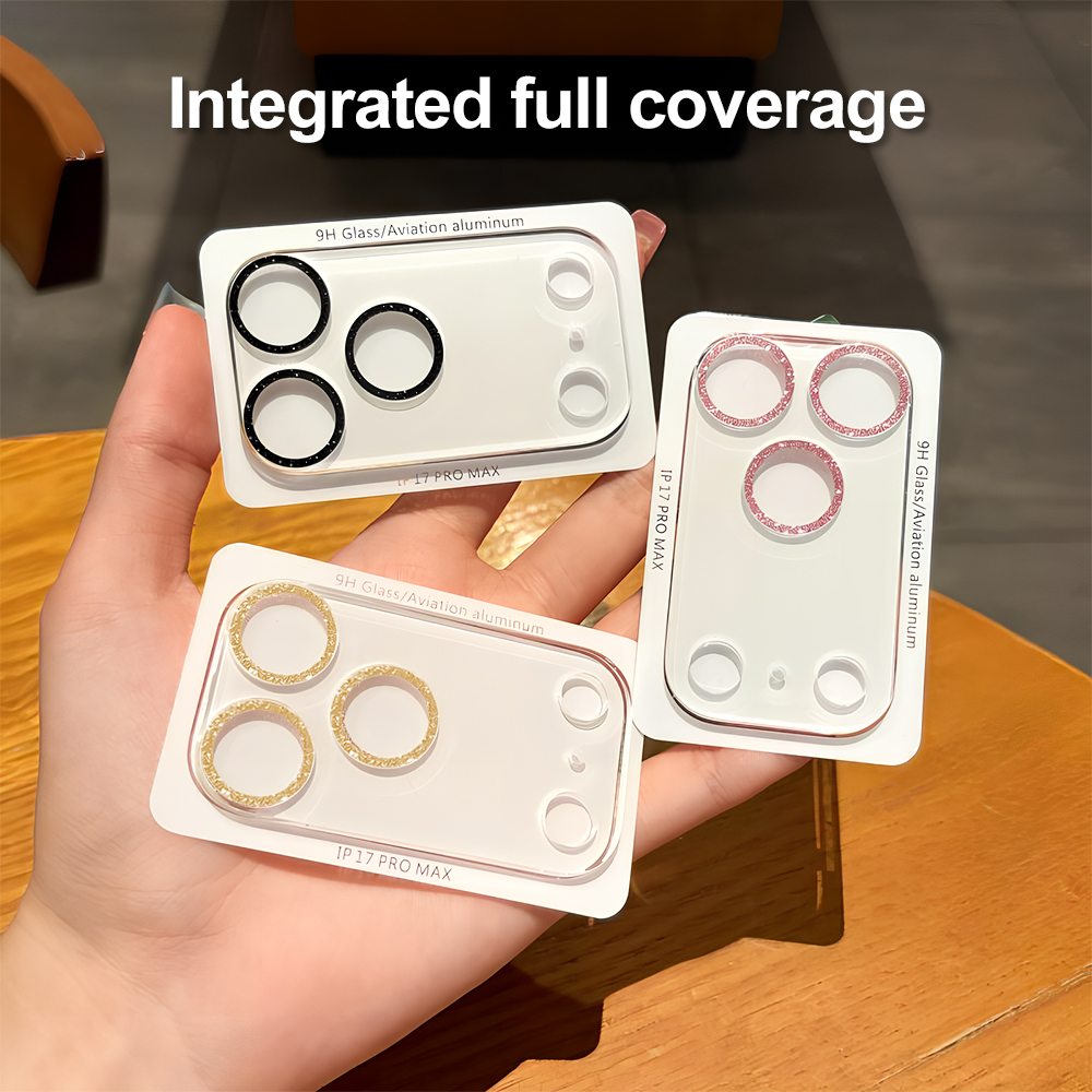 Glitter Camera Lens Protector  - đánh giá và giá Tempered Glass Screen 9H