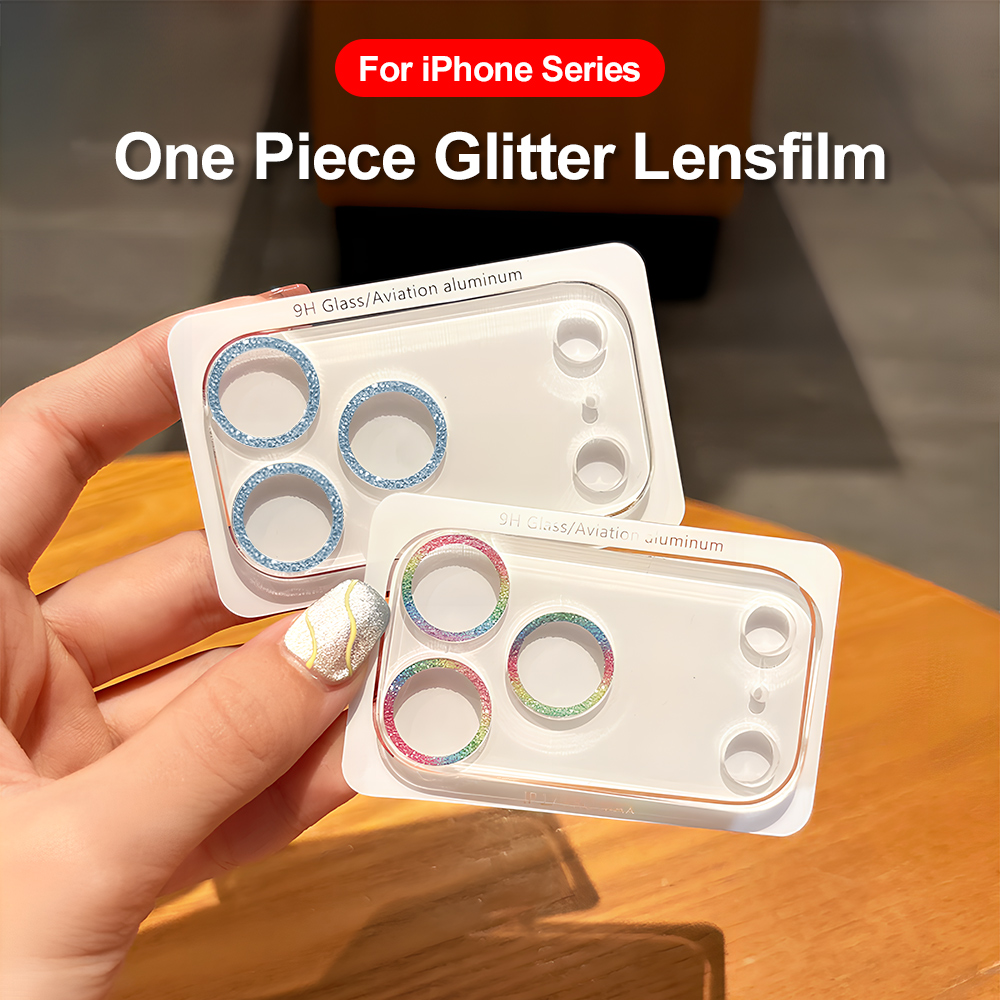 Glitter Camera Lens Protector  - đánh giá và giá Tempered Glass Screen 9H